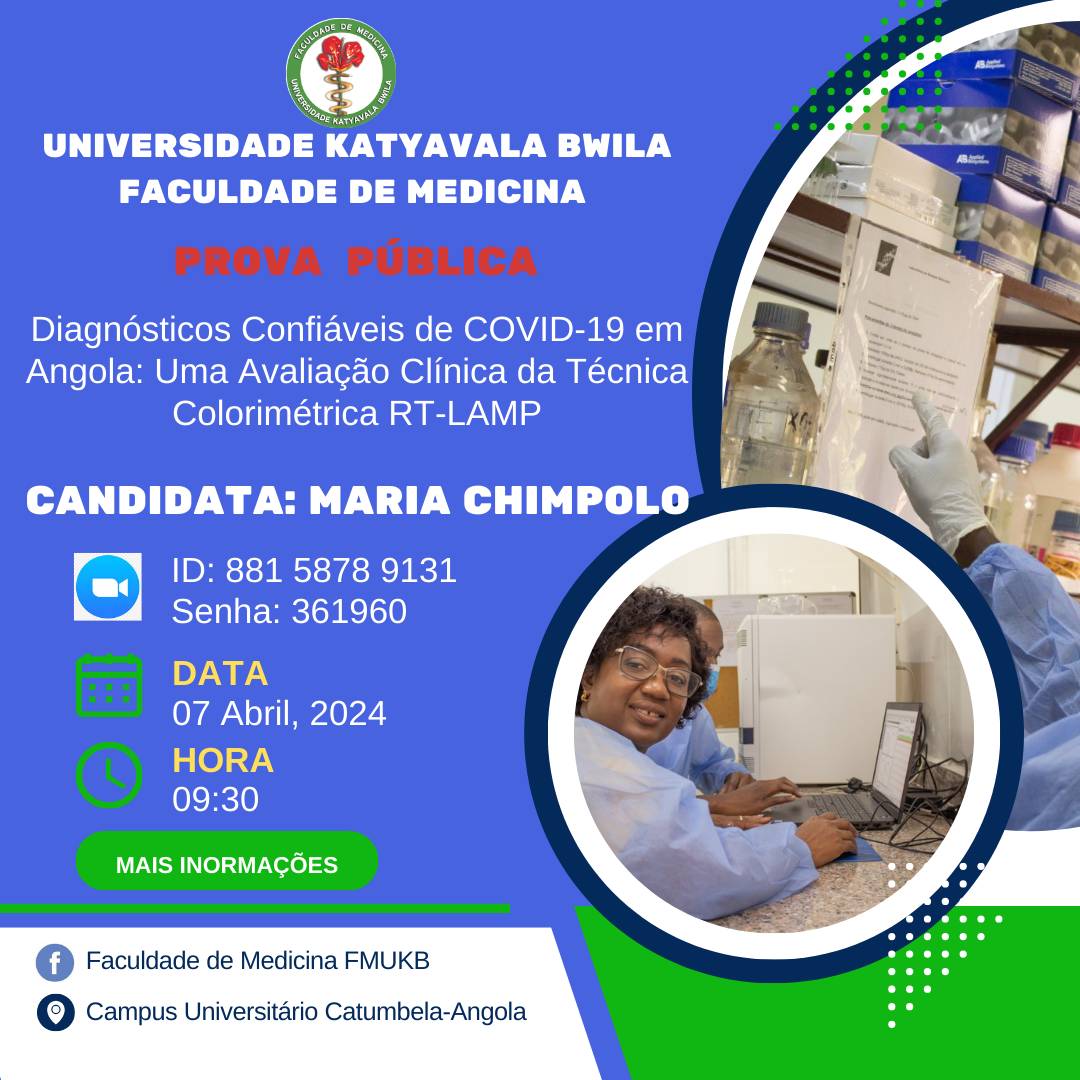 Anúncio de Prova Pública – Faculdade de Medicina da UKB